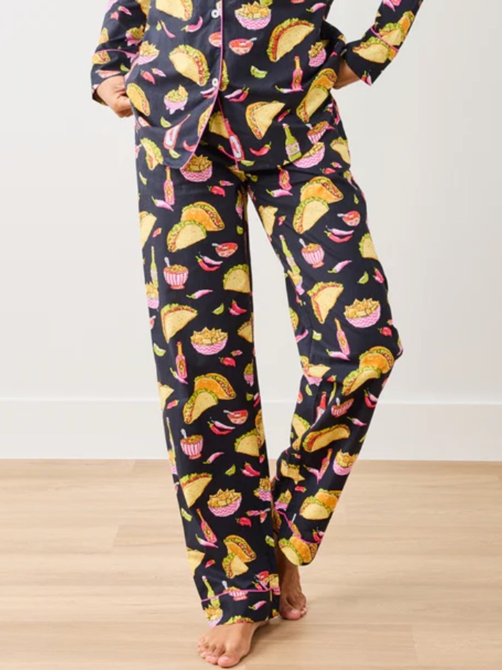 Printfresh Guac On Pajama Bottoms ONLY Size 1X